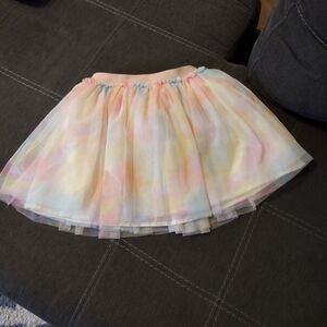 Pastel Rainbow Kids Tulle Skirt